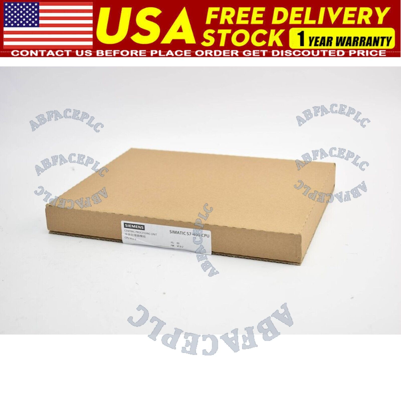 New Siemens 6ES7 412-2XK07-0AB0 6ES7412-2XK07-0AB0 SIMATIC S7-400 CPU 412-2