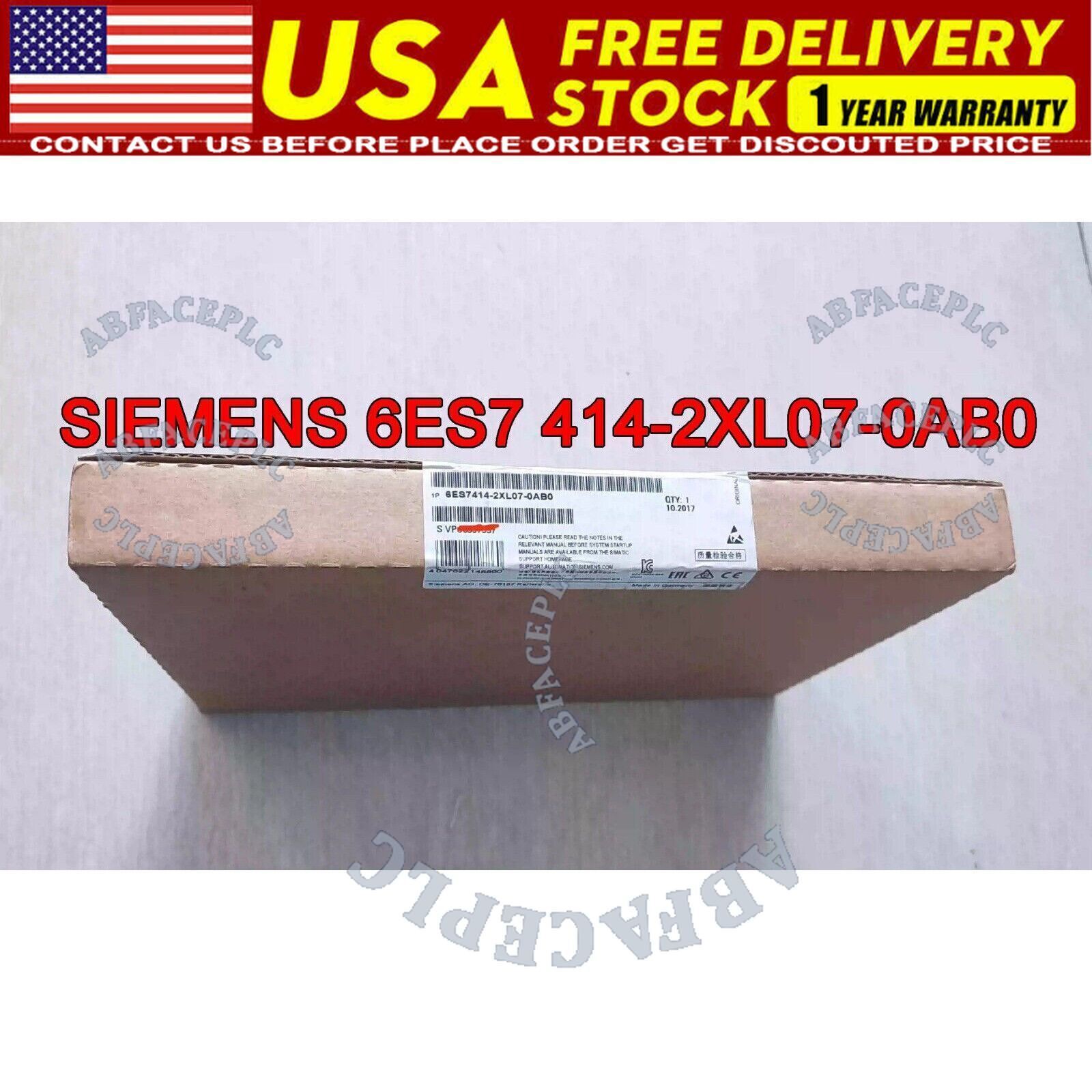 New Siemens 6ES7 414-2XL07-0AB0 6ES7414-2XL07-0AB0 SIMATIC S7-400 CPU 414-2