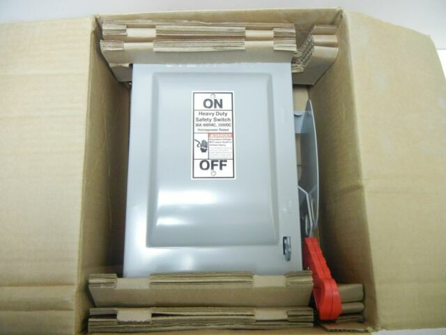 Siemens HNF361 30-Amp 3 Pole 600V Heavy Duty Safety Switches