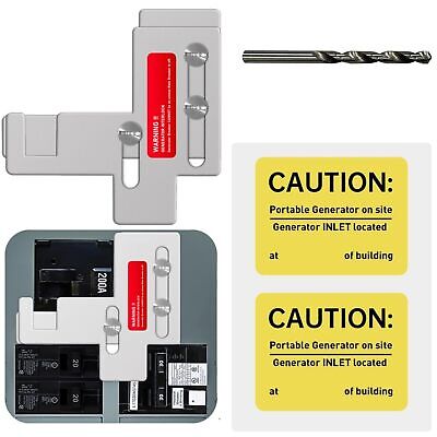Generator Interlock kit Compatible with Siemens or Murray 150 amp or 200 amp ...