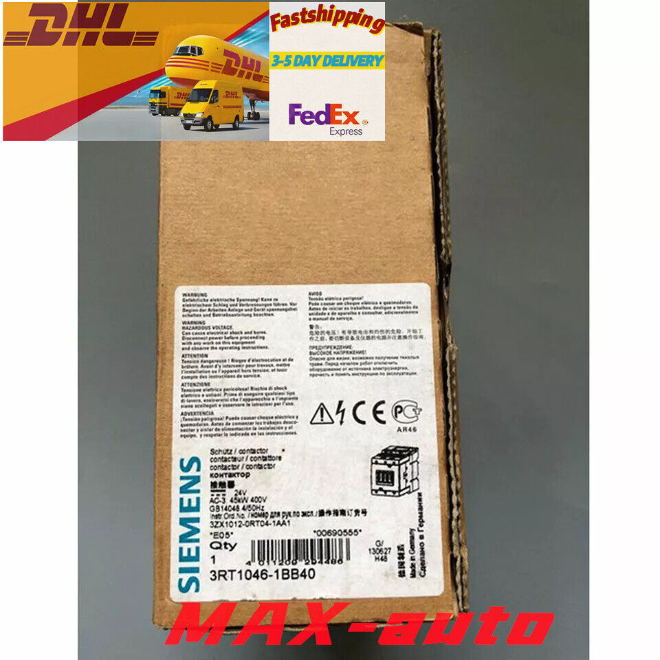 1PCS Brand New Siemens contactor 3RT1046-1BB40 DC24V 3RT1 046-1BB40 Fastshipping
