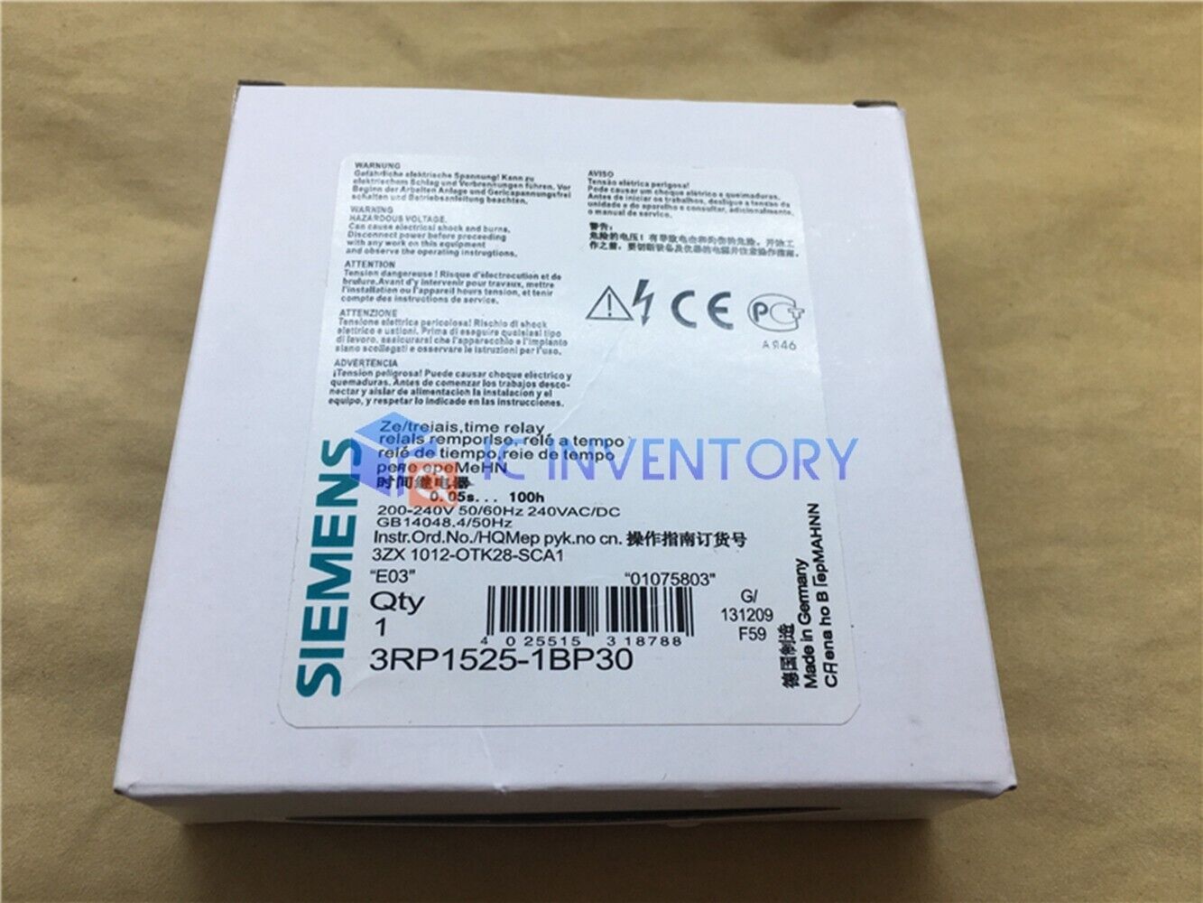 1PCS Brand New Siemens 3RP1525-1BP30 3RP15251BP30
