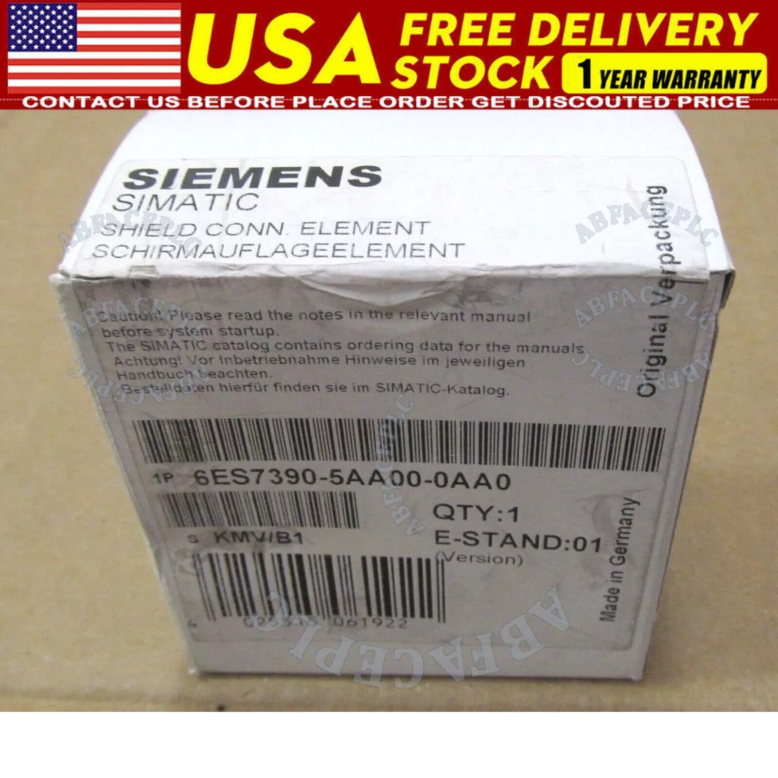 New Siemens 6ES7390-5AA00-0AA0 6ES7 390-5AA00-0AA0 1 Year Warranty Fast Shipping