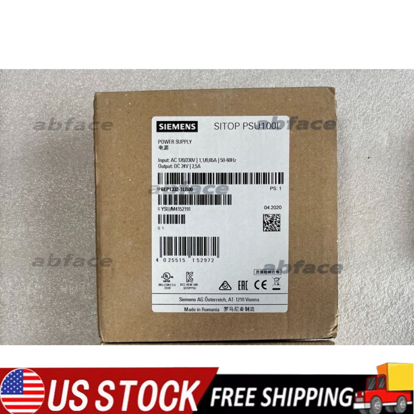 1PC New Siemens 6EP1332-1LB00 6EP13321LB00 Power Supply In Box Brand