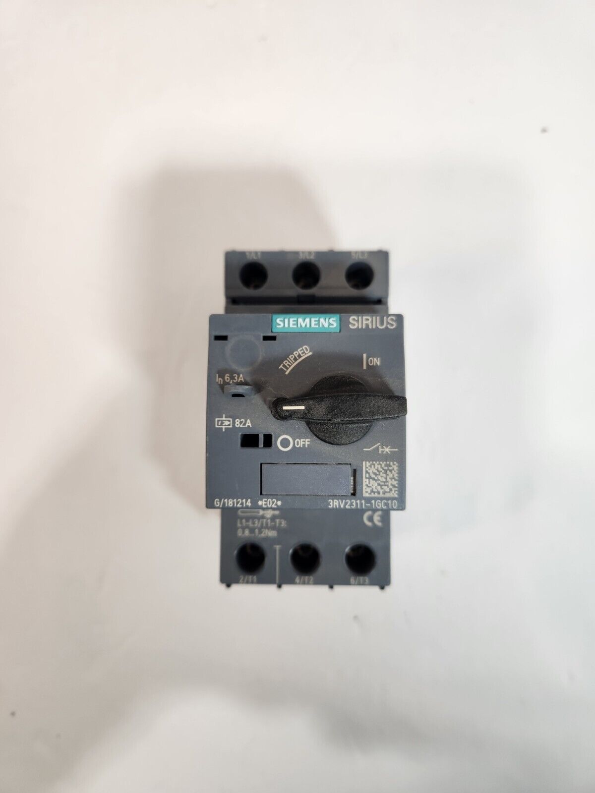 NEW Siemens Circuit Breaker 3RV2311-1GC10 Sirius G/181214 E02 3 Poles 3 Ph 600V