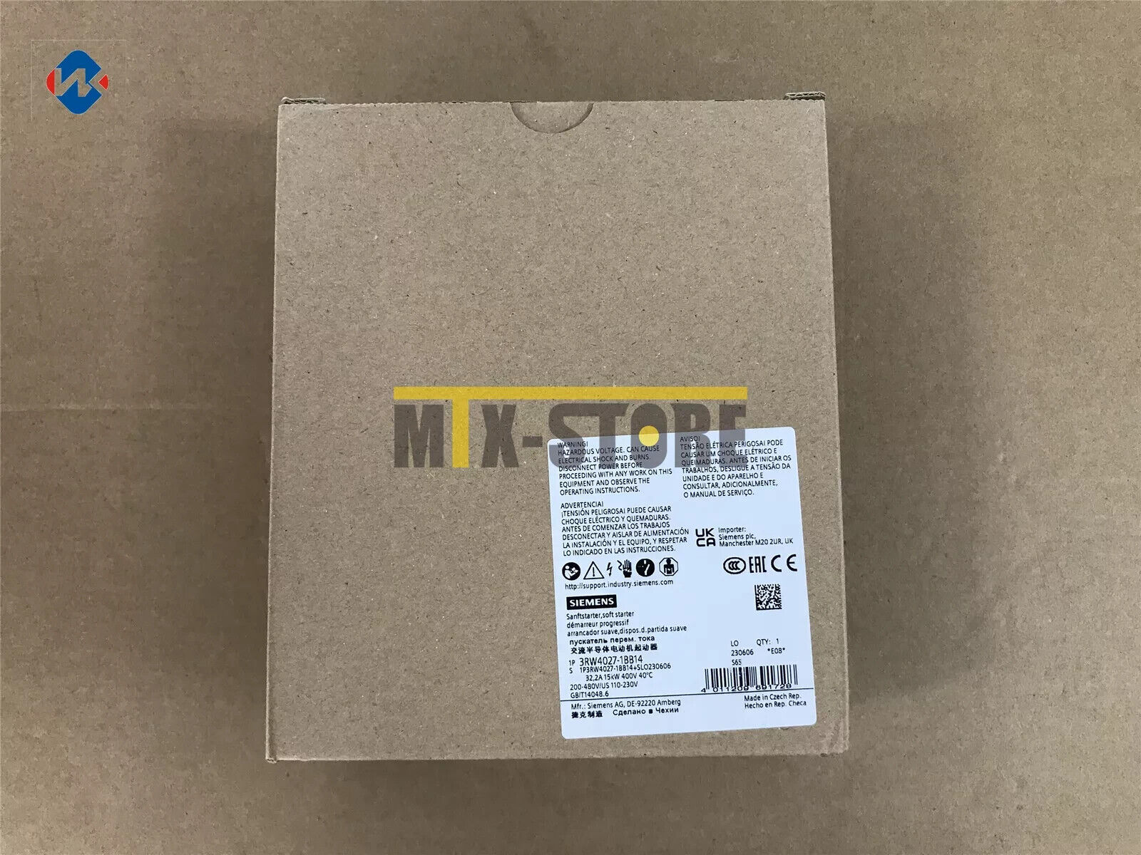 1PCS Brand New Siemens Soft Starter 3RW4027-1BB14 3RW4 027-1BB14