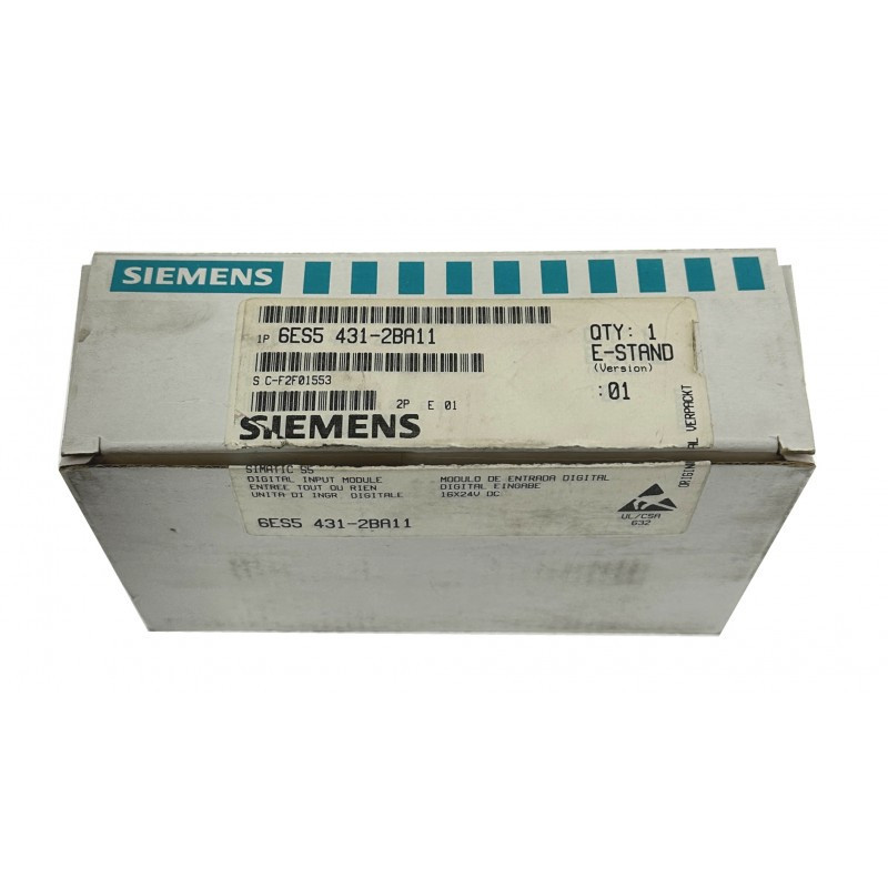 Siemens ET200B Digital Input Module 16 x 24 Volt 6ES5 431-2BA11 - NEW