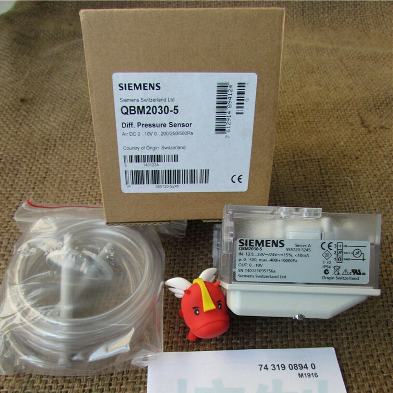 1PCS New Air Pressure Difference Sensor SIEMENS QBM2030-5 Fastshipping DHL