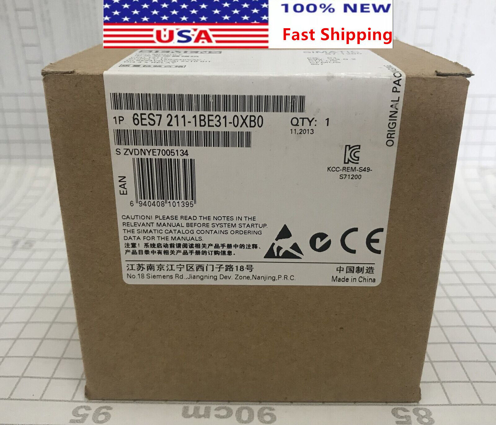 1PC Siemens 6ES7 211-1BE31-0XB0 6ES7211-1BE31-0XB0 New In Box Expedited Shipping