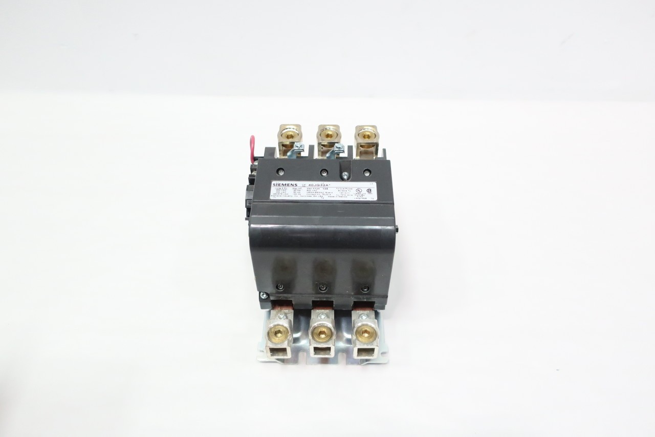 Siemens 40JG32AF Size 4 Ac Contactor 120v-ac 135a Amp 100hp