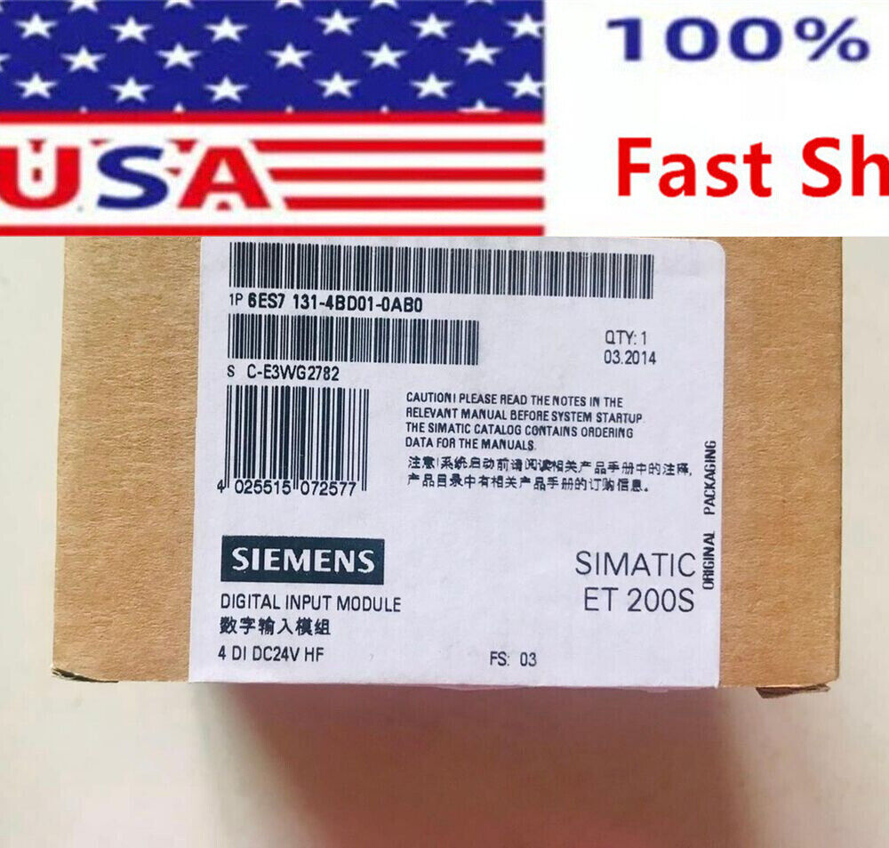 NEW Siemens 6ES7131-4BD01-0AB0 PLC 6ES7 131-4BD01-0AB0