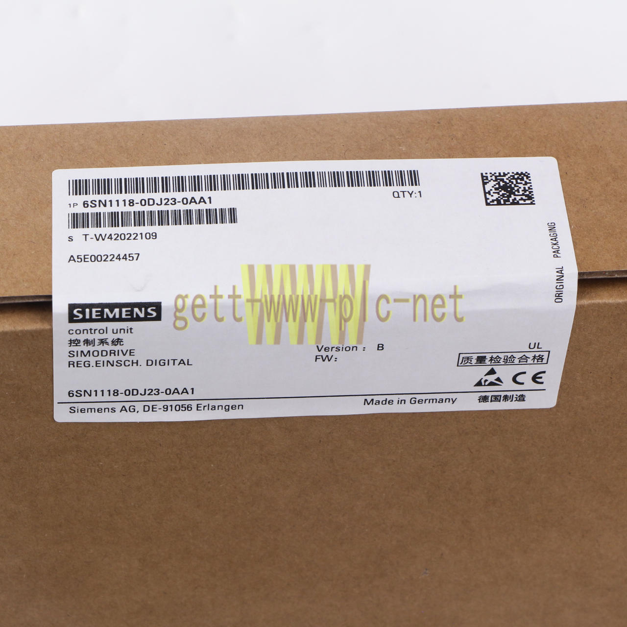 1PC NEW SIEMENS CONTROL UNIT 6SN1118-0DJ23-0AA1 6SN1 118-0DJ23-0AA1