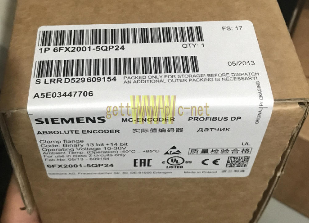 1PC NEW SIEMENS Absolute Encoder 6FX2001-5QP24
