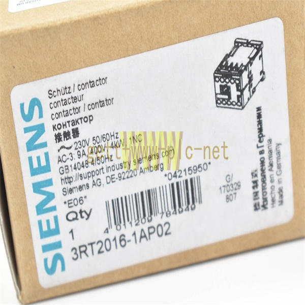 1PCS NEW Siemens Contactor 3RT2016-1AP02