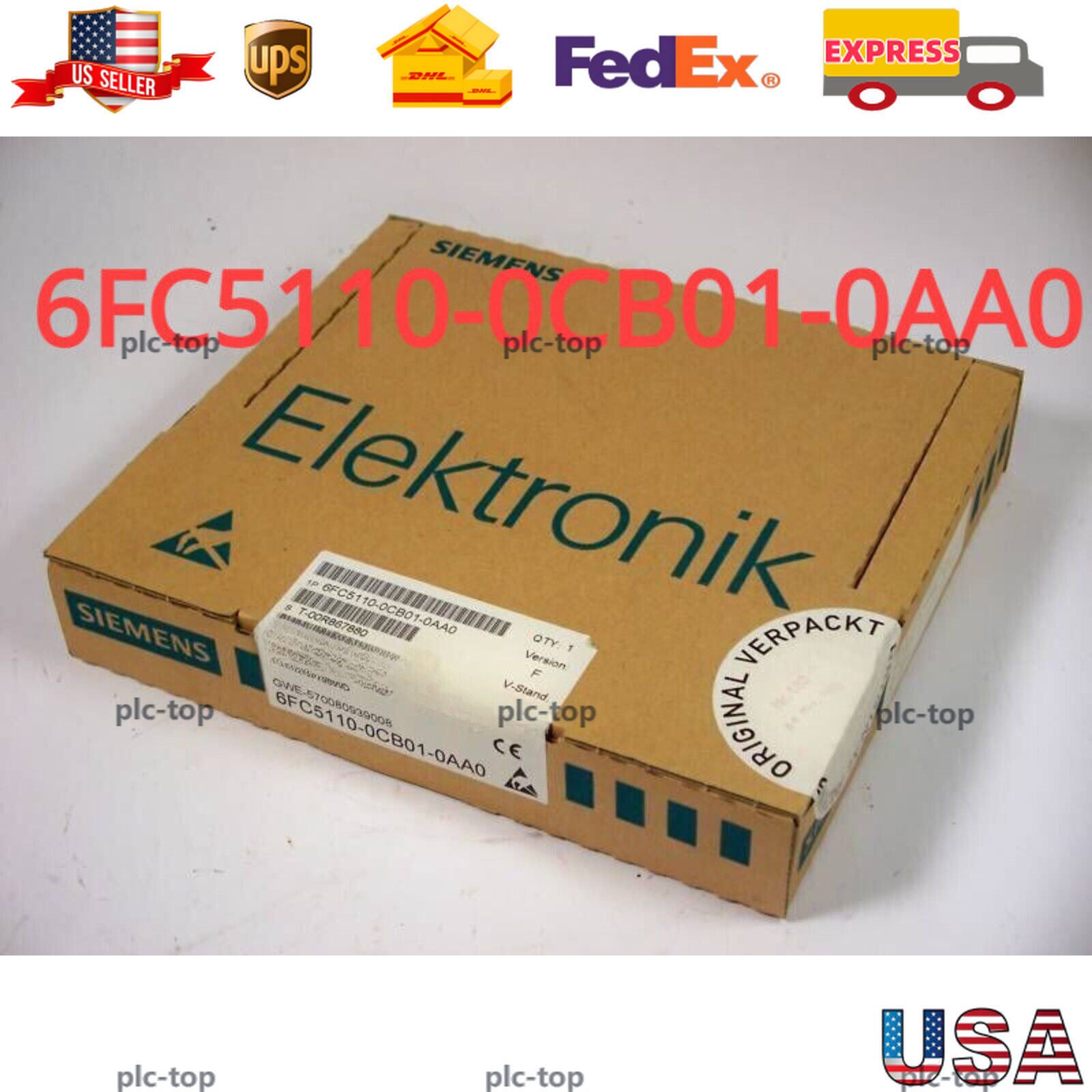 New Siemens 6FC5 110-0CB01-0AA0 6FC5110-0CB01-0AA0 SINUMERIK 840C/840CE PLC CPU