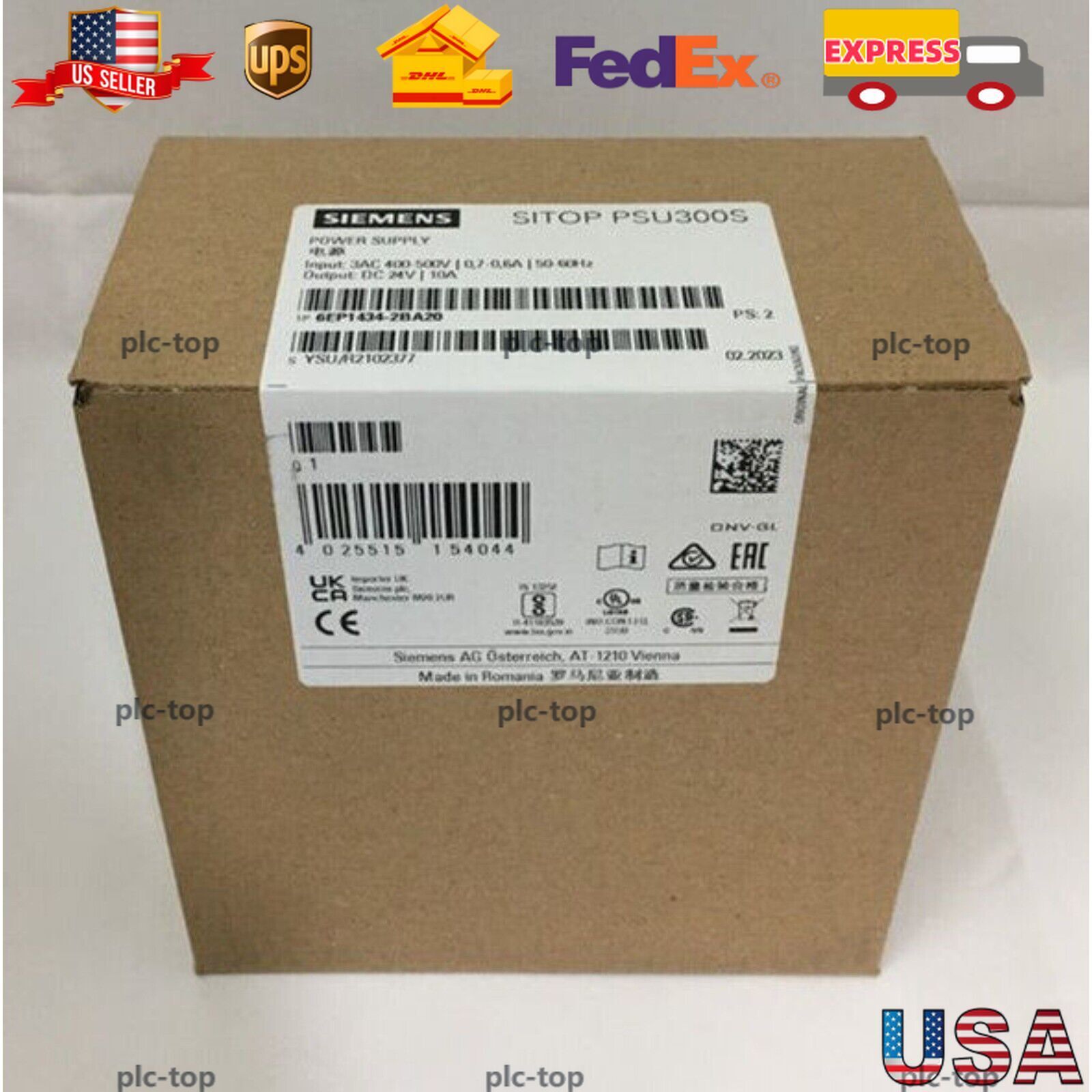 6EP1434-2BA20 1PCS NEW SIEMENS SITOP PSU300S 24V/10A 6EP1434-2BA20 Power Supply