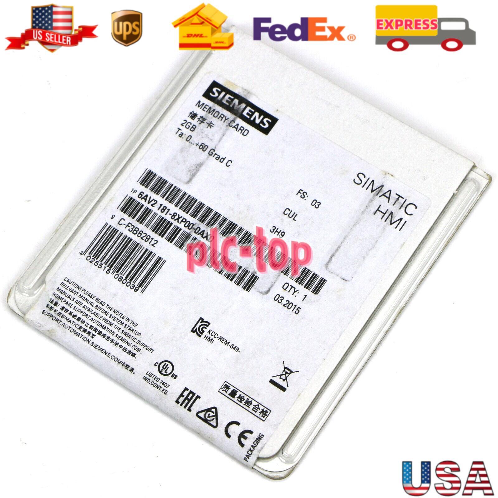New Siemens 6AV2181-8XP00-0AX0 SIMATIC SD memory card 2 GB 6AV2 181-8XP00-0AX0