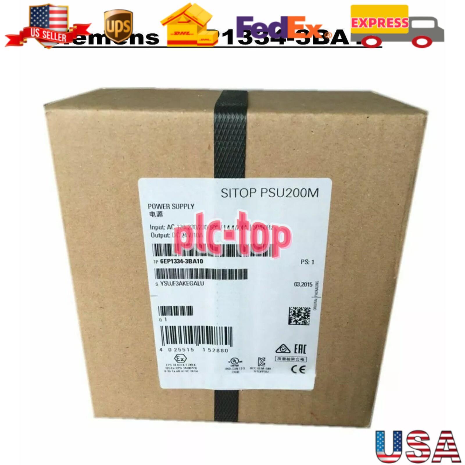 New Siemens 6EP1334-3BA10 SITOP PSU200M Stabilized Power Supply 6EP1 334-3BA10