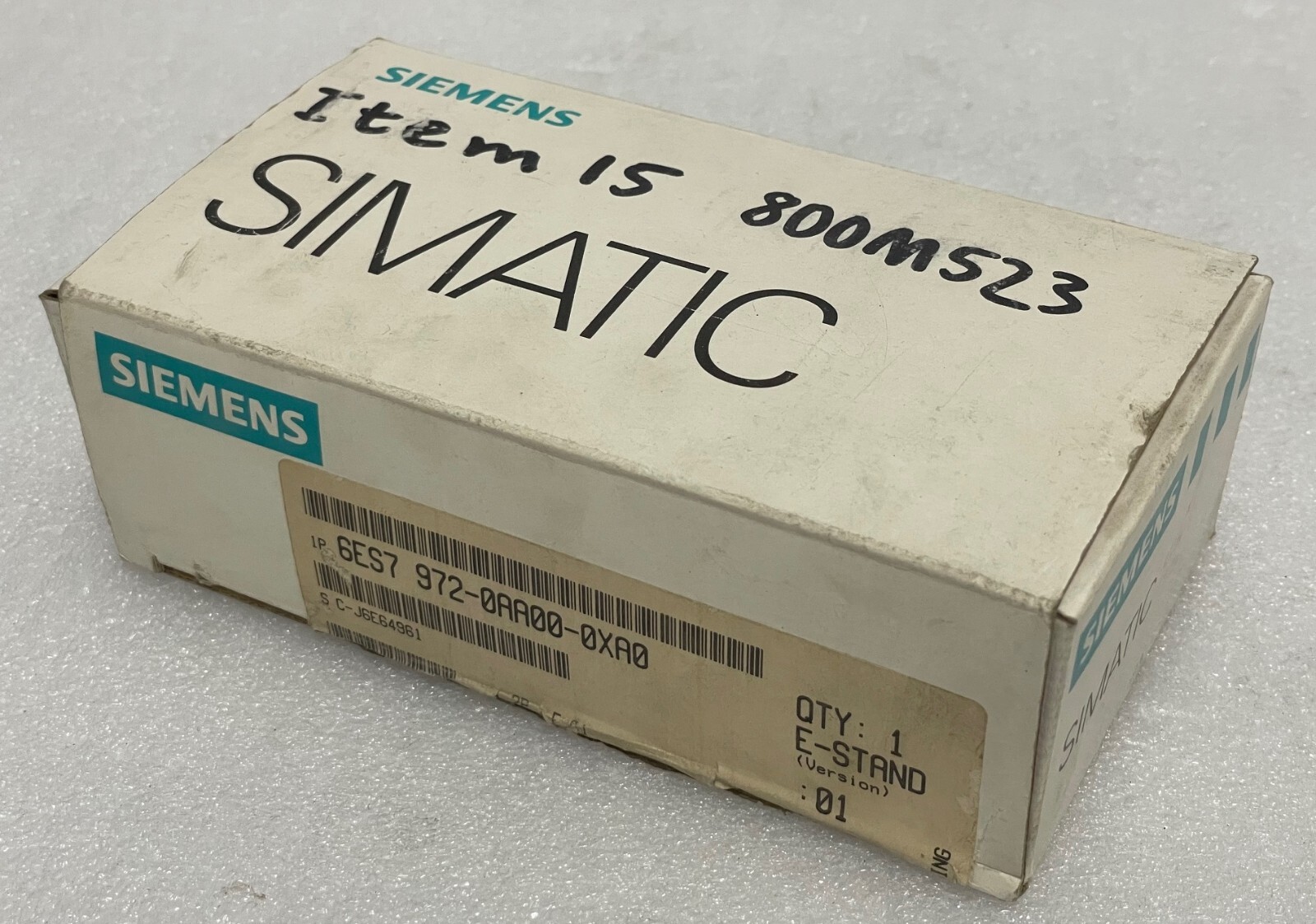Siemens Simatic RS 485-Repeater 6ES7 972-0AA00-0XA0 E:01 New Open Box