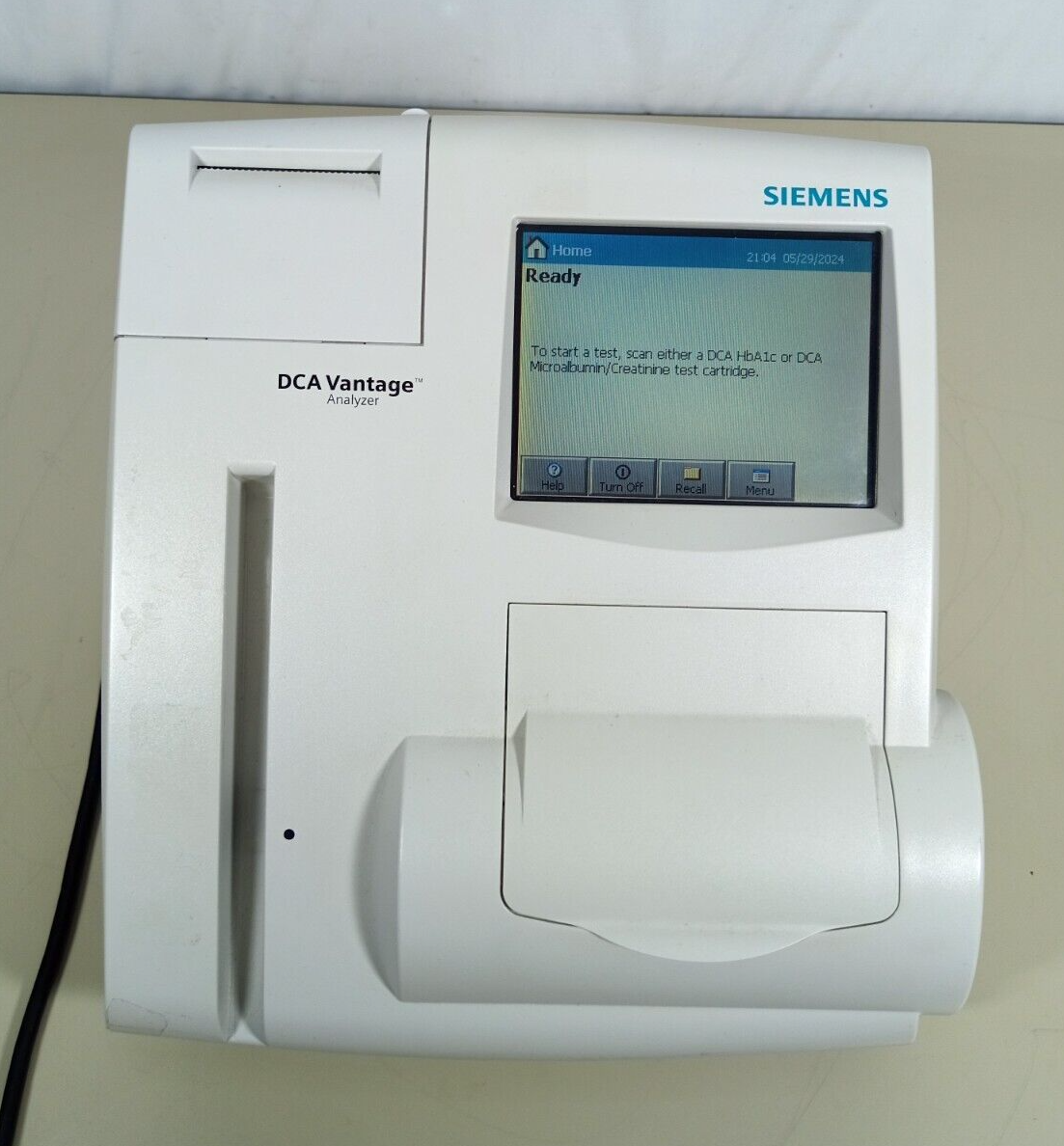 Siemens DCA Vantage Analyzer - Version 2.0 - Powers On - Untested Further