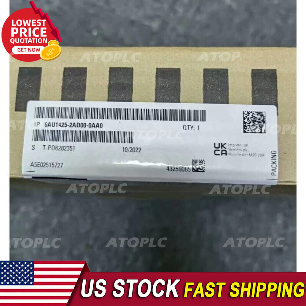 New Siemens 6AU1 425-2AD00-0AA0 6AU1425-2AD00-0AA0 SIMOTION DRIVE-BASED CONTROL