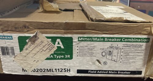 125 Amp 2-Space 2-Circuit OH/UG Fed Surface Mount Ring Type Meter Main