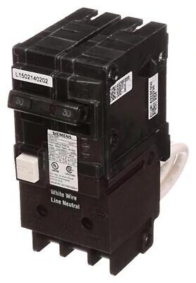QF220A Ground Fault Circuit Interrupter, 20 Amp, 2 Pole, 120V, 10,000 Aic,