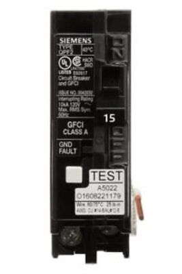 15 Amp 1-Pole GFCI Plug-On Neutral Circuit Breaker