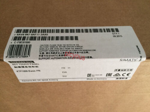 Siemens TOUCH PANEL 6AV6 647-0AF11-3AX0 HMI 6AV66470AF113AX0 New In Box