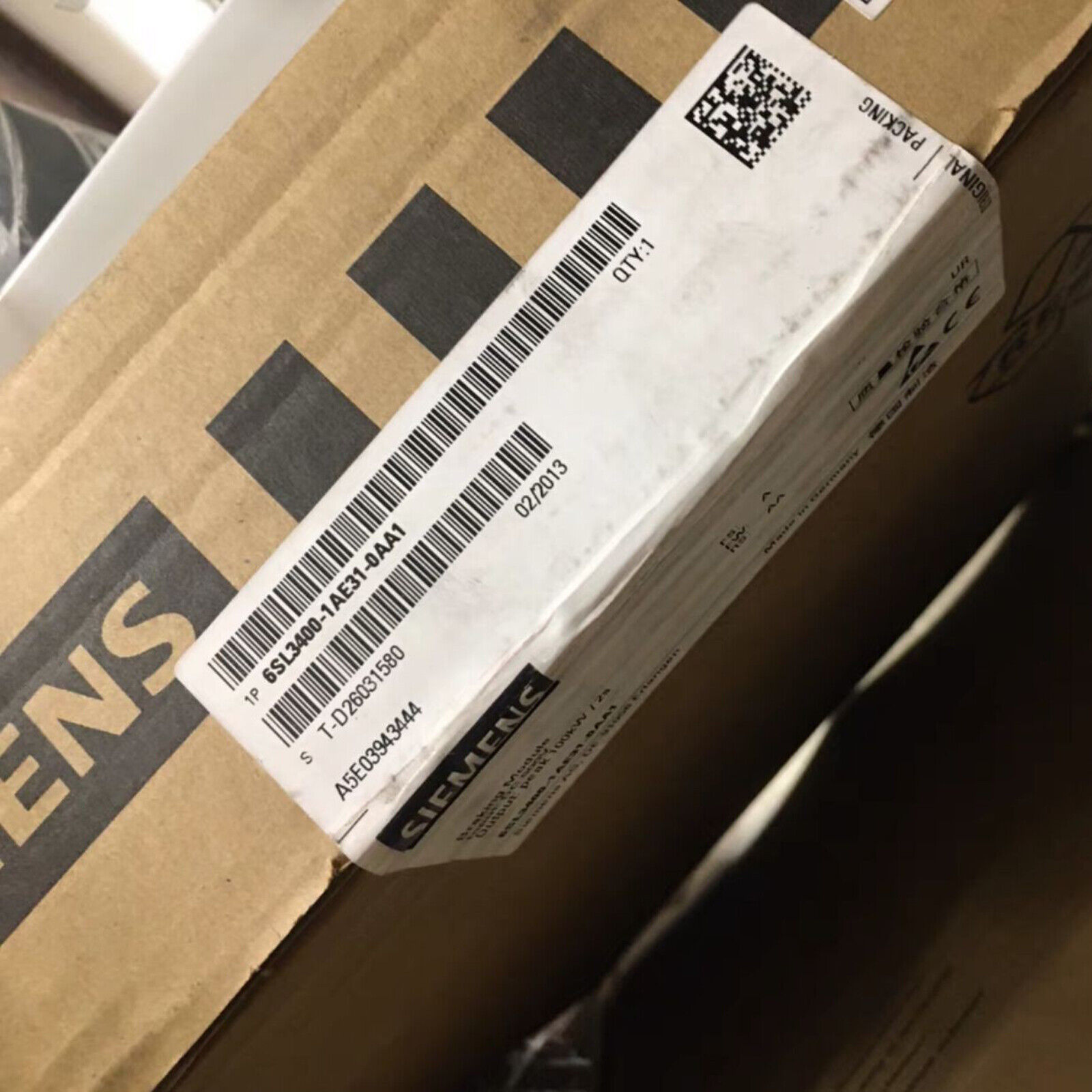 1PC NEW IN BOX Siemens 6SL3400-1AE31-0AA1 Brake Module free shipping