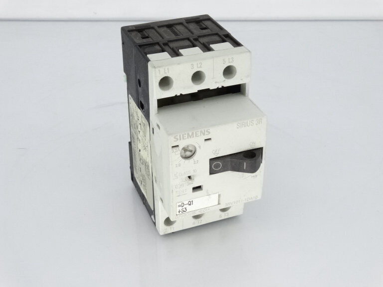 SIEMENS 3RV1011-1DA10 CIRCUIT BREAKER