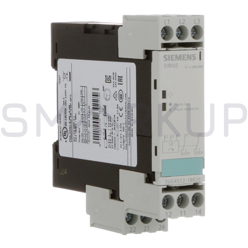 New In Box SIEMENS 3UG4512-1BR20 Monitoring Relay 