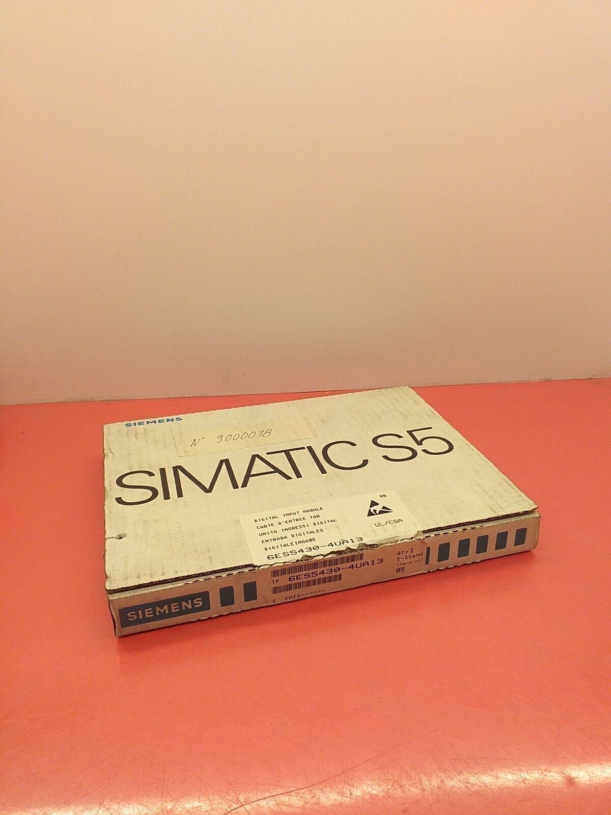 Siemens Simatic S5 6ES5 430-4UA13 E-st:05! New in the OVP!