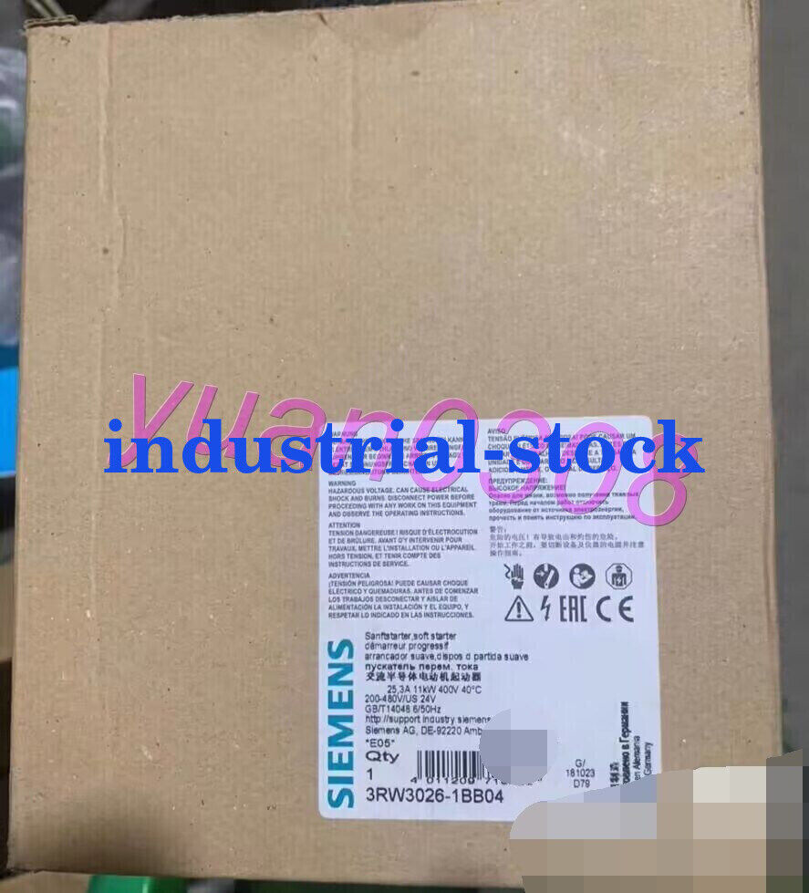 NEW SIEMENS 3RW3026-1AB14 motor controller DHL Fast delivery/