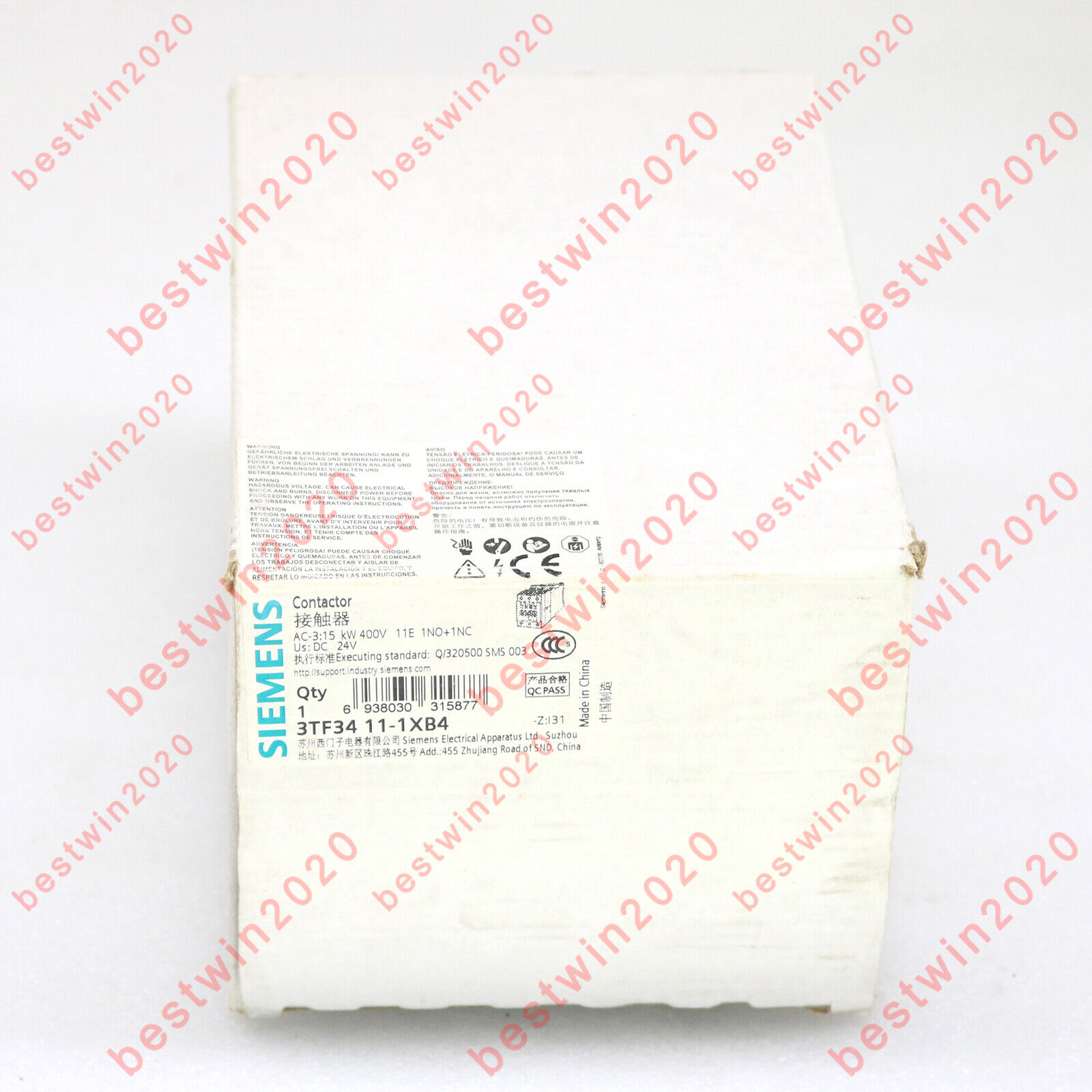 NEW For Siemens Contactor 3TF3411-1XB4 3TF3411-1XB4 1 year warranty