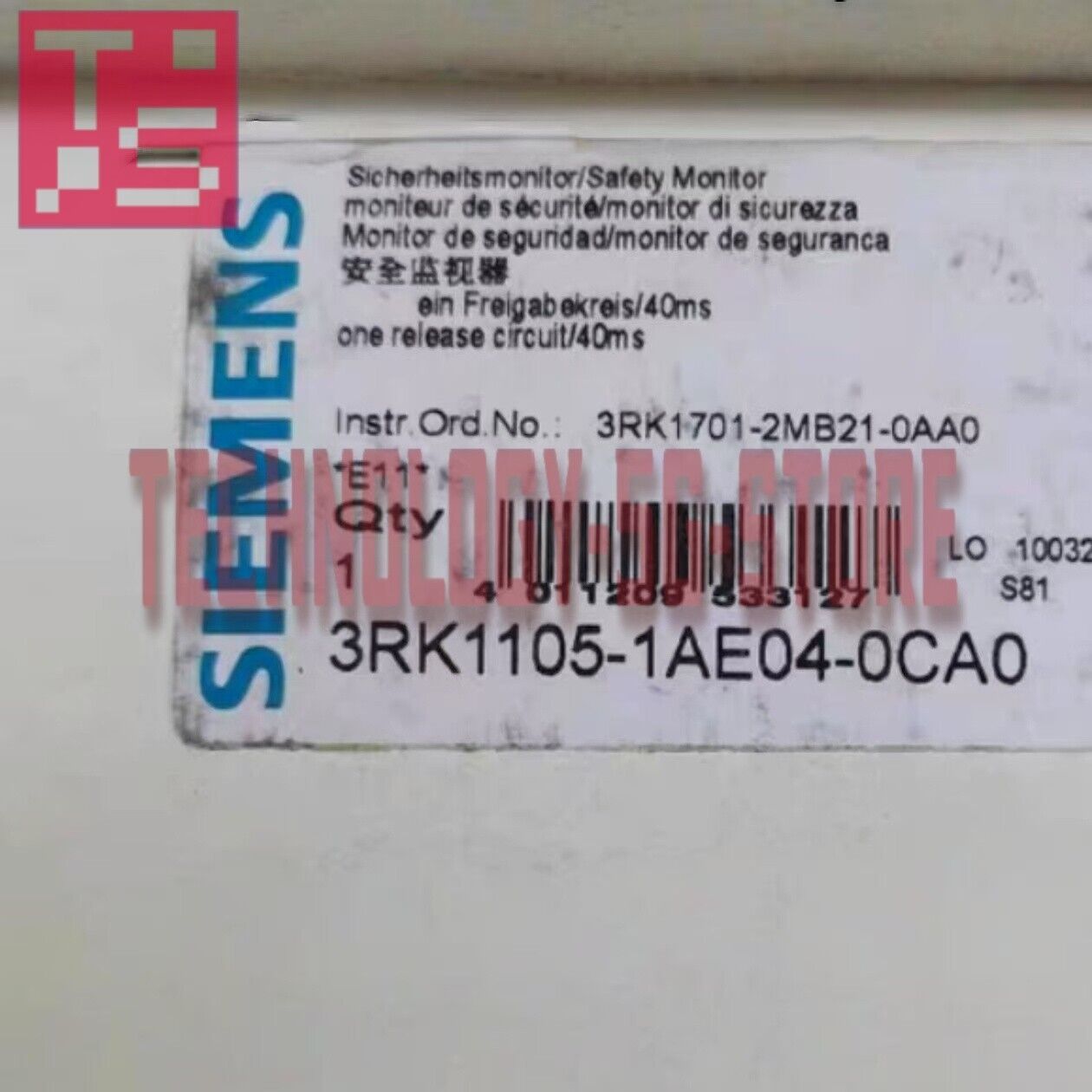 SIEMENS 3RK1105-1AE04-0CA0 Safety Monitor# 1pcs New In Box