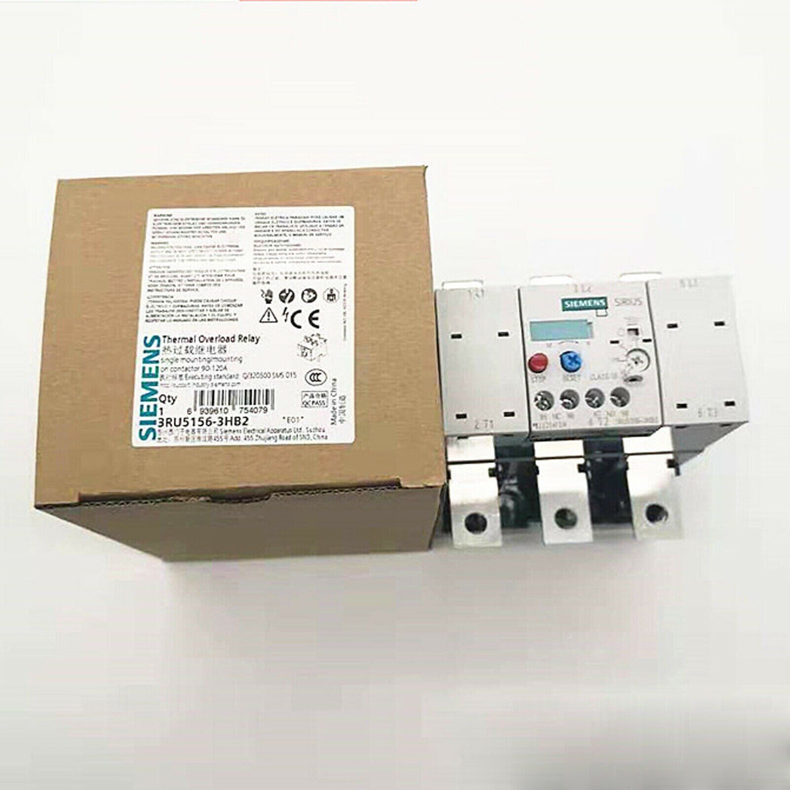1pc Siemens 3RU5156-3HB2 90-120A Thermal relay free shipping #XR