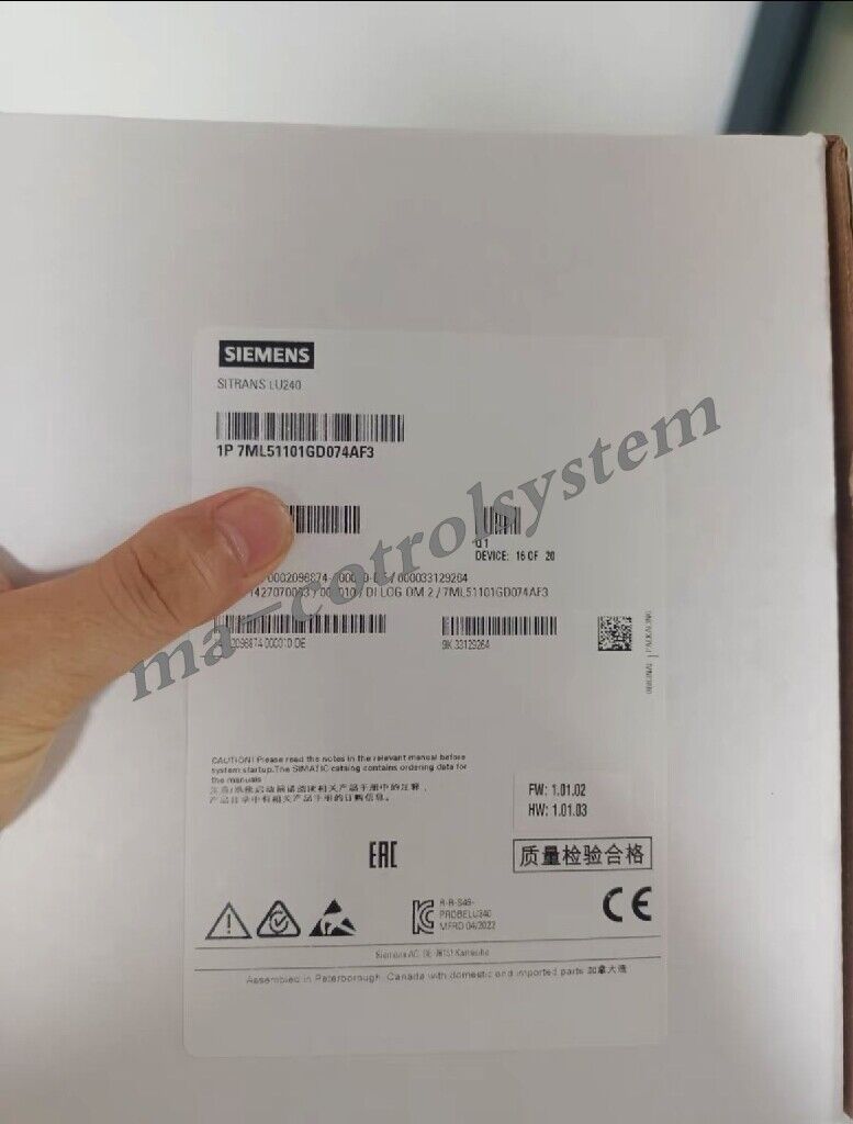 NEW Siemens 7ML5110-1GD07-4AF3 Brand Fast Shipping By DHL