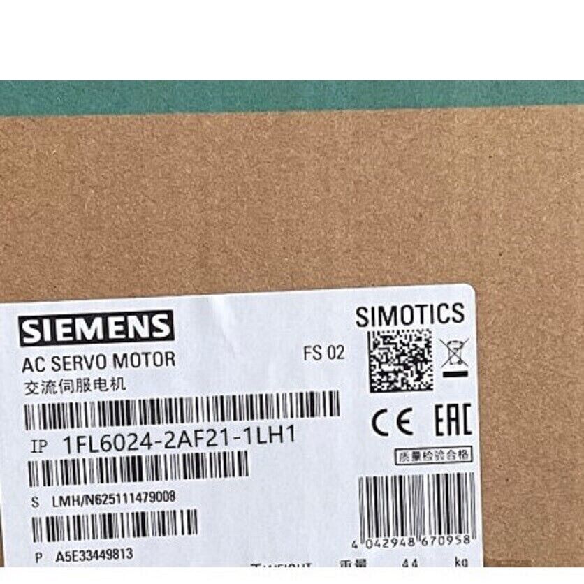 1FL6024-2AF21-1LH1 New Siemens AC Servo Motor Converter 1FL6024-2AF21-1LH1 IPCS