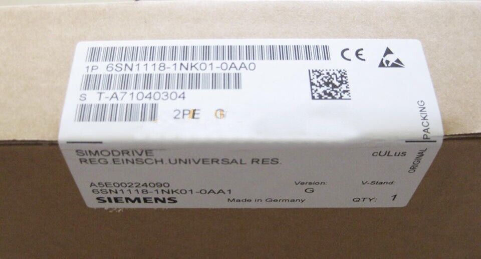 6SN1118-1NK01-0AA0 NEW SIEMENS SIMODRIVE 611 U HR 6SN1118-1NK01-0AA0