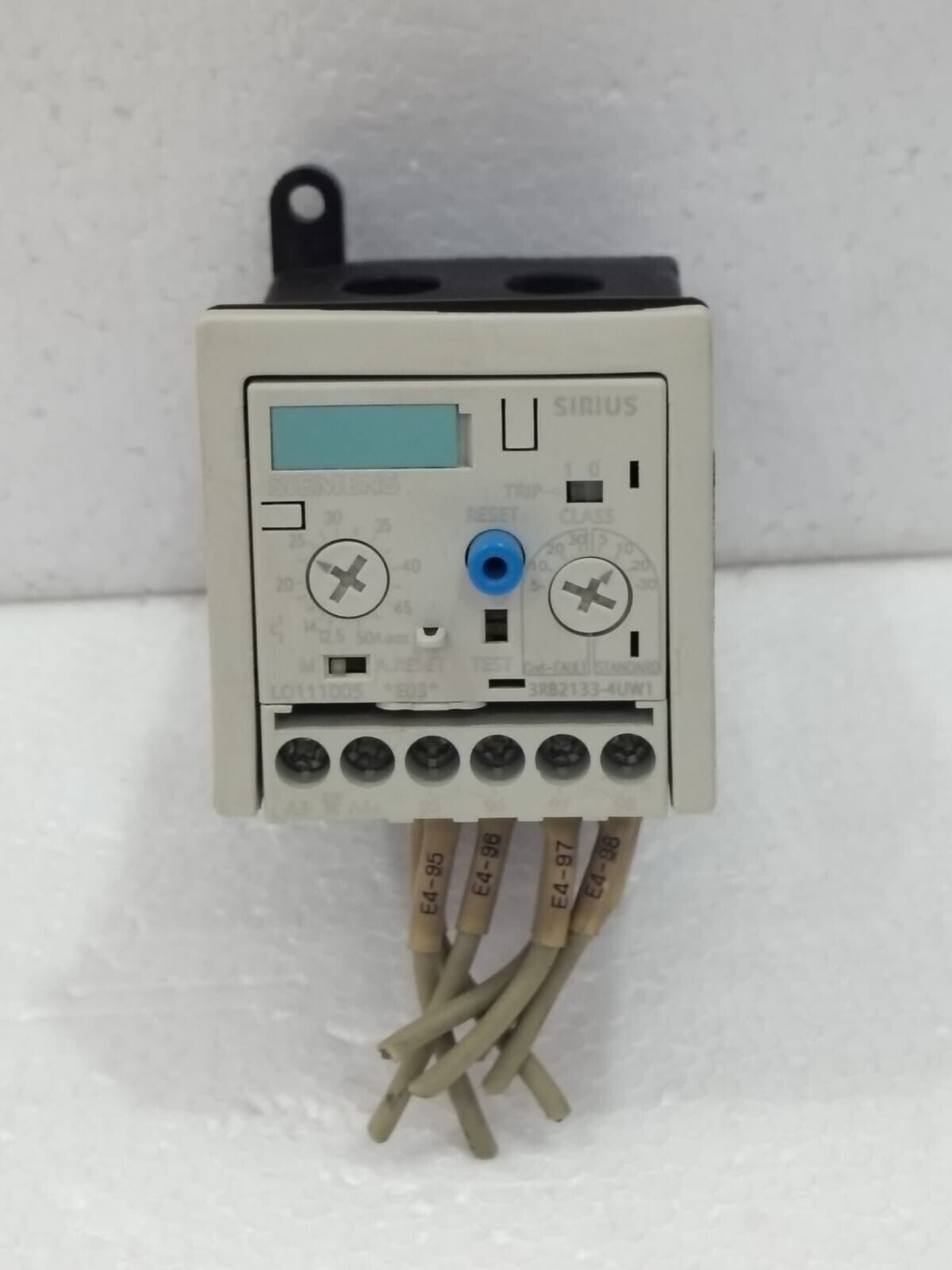 Siemens 3RB2133-4UW1 / 3XZ1012-0RB20-1AA1 Overload Relay