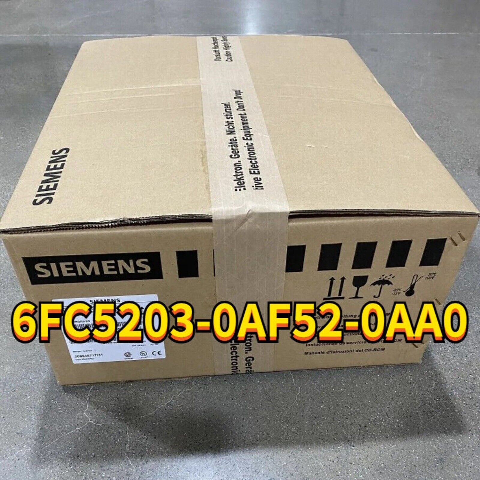 New Siemens 6FC5203-0AF52-0AA0 SINUMERIK operator panel 6FC5 203-0AF52-0AA0