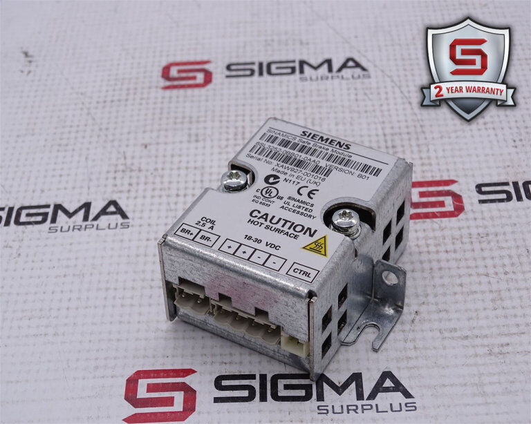 SIEMENS 6SL3252-0BB01-0AA0 BRAKE