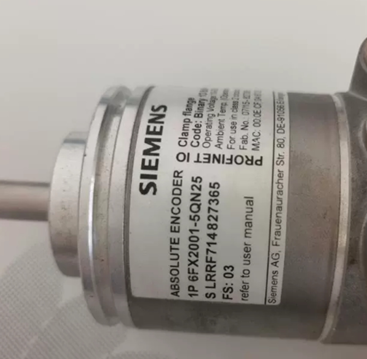 NEW SIEMENS 6FX2001-5QN25 Motor Encoder