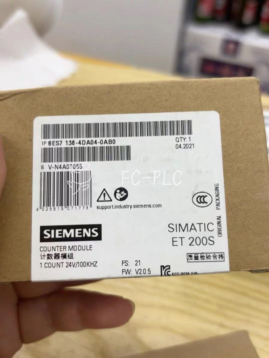 Siemens 6ES7 138-4DA04-0AB0 Counter Module NEW IN BOX 6ES7 138-4DA04-0AB0
