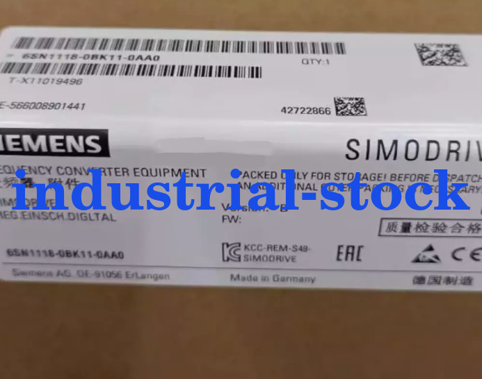 6SN1118-0BK11-0AA0 NEW SIEMENS Control Unit resolver control 6SN1118-0BK11-0AA0✅