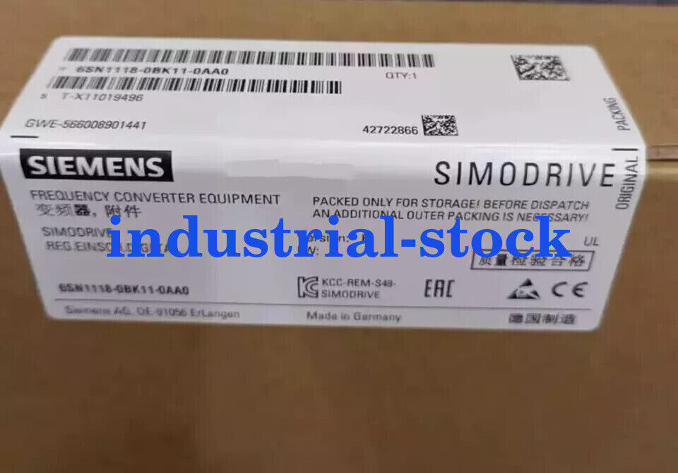 6SN1118-0BK11-0AA0  NEW SIEMENS IN STOCK SHIP BY UPS✅