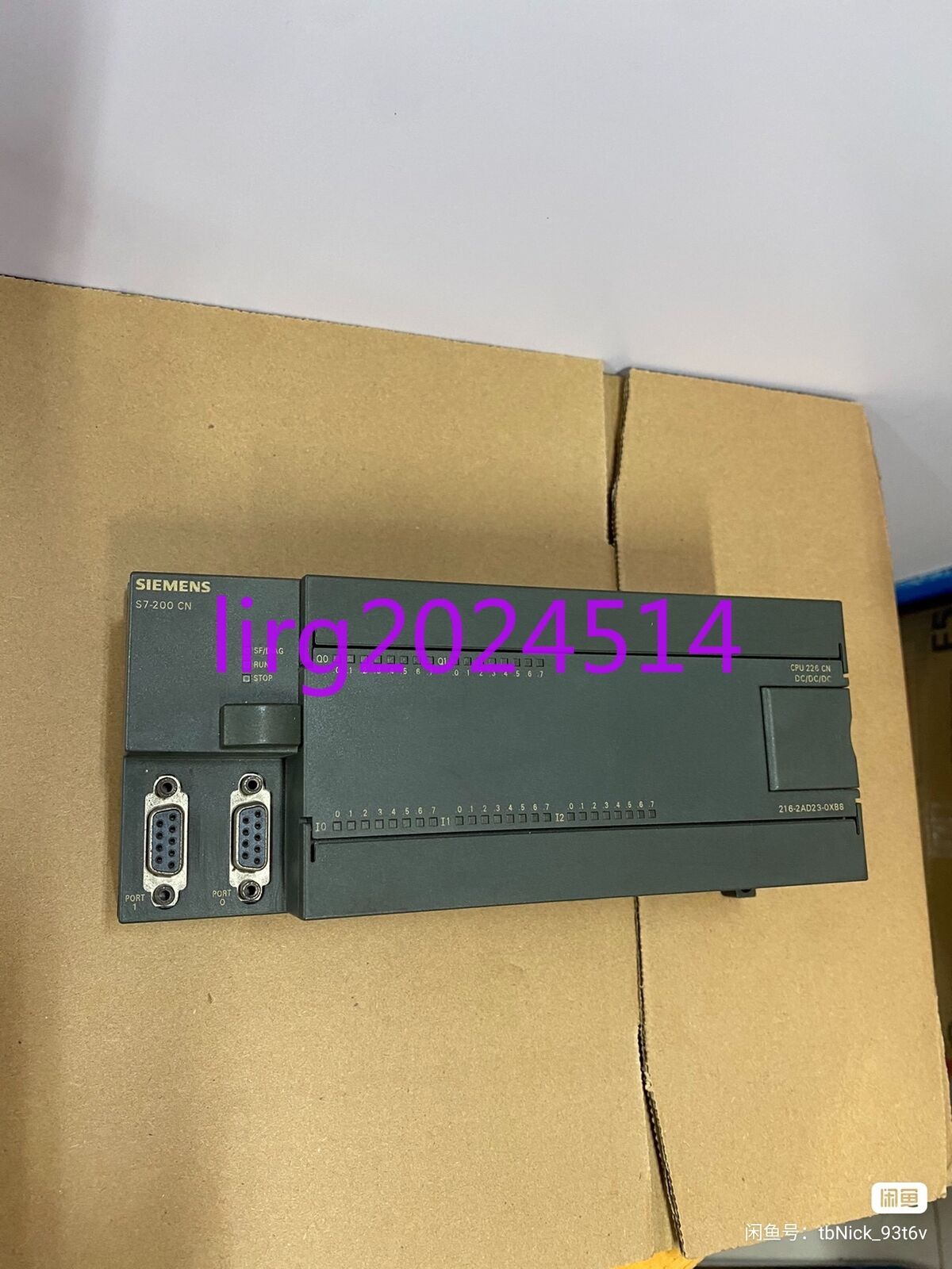 1pc used   Siemens 6ES7  216-2AD23-0XB8