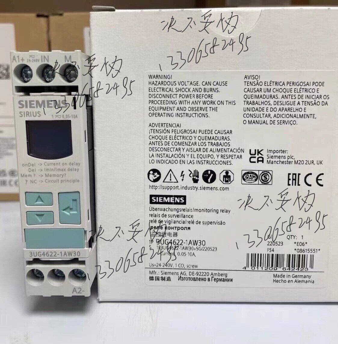 1Pcs SIEMENS 3UG4622-1AW30 NEW