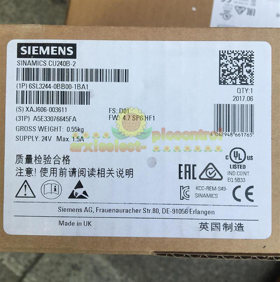 1PC NEW Siemens 6SL3244-0BB00-1BA1 6SL3 244-0BB00-1BA1 control unit